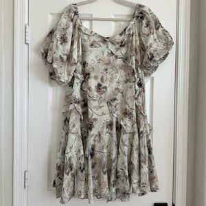 Floral Print Mini Dress